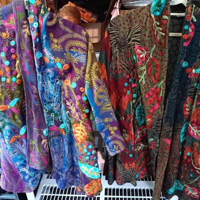 Boho Embroidered Women's  Tops & Cardigan