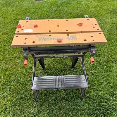 Black & Decker Workmate 400 | Folding Workbench & Vise | Portable Work Center
