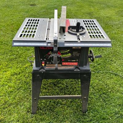 Craftsman 10" Table Saw w/ Stand | 2.5 HP | Model 137.221960