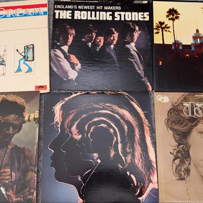 Vinyl Records | 6 LPs - The Foors, Hendrix, Stines, Eagles and Heavy Cream 