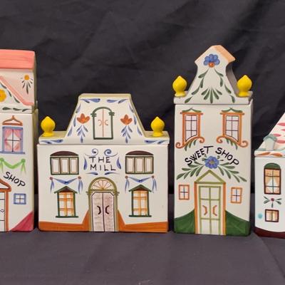 Hand-Painted Italian Ceramic Canister Set – 5 Village Shops by Meiselman Imports