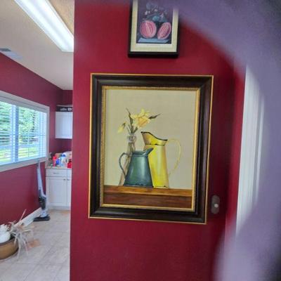 S. Meigs Oil Canvas Painting