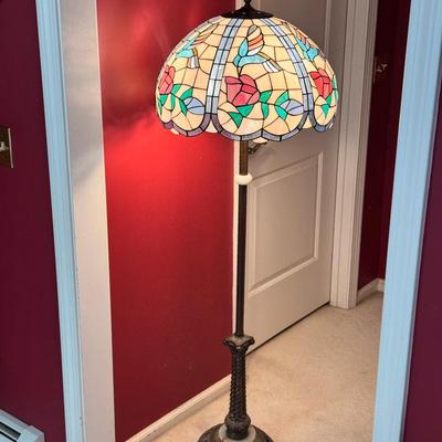 Tiffany Style Tall Lamp