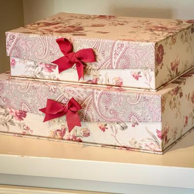 (2) Decorative Boxes