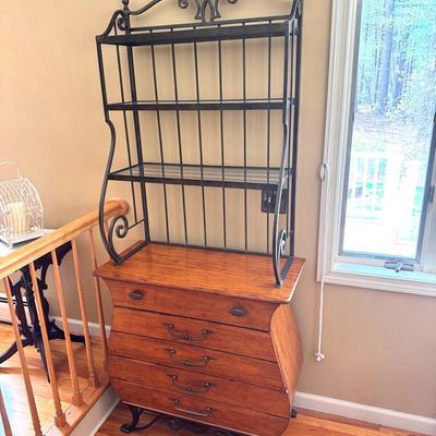 Hour Glass Shaped Bakers Rack 