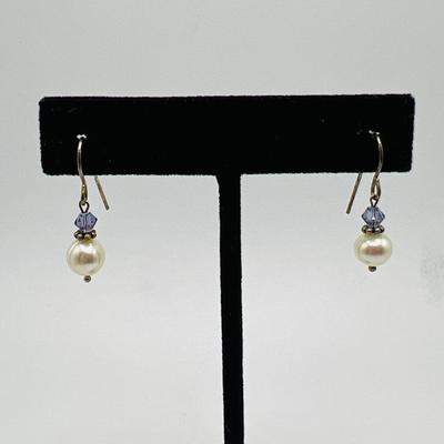 Sterling Silver & Pearl Earrings