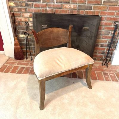 Wide Seated Vanity Chair 