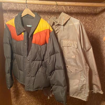 Pacific Trail Puffy Jacket & Large Deluxe Rainwear Pants & Jacket