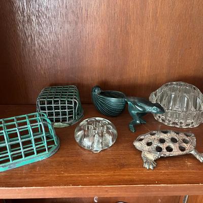 Vintage Flower Frog Collection 