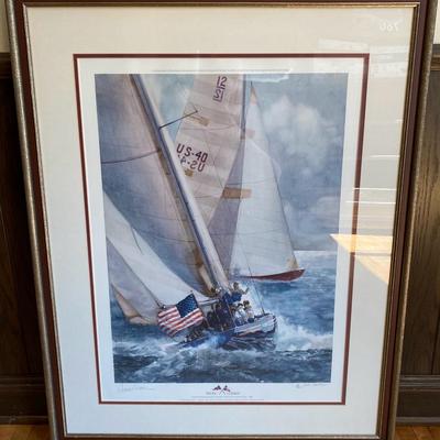 “Pacific Combat” Art Print By Dennis Conner