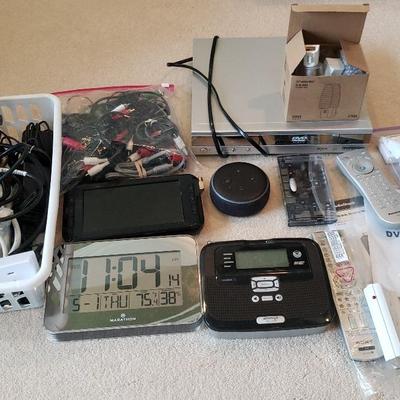 Assorted Electronics and Cords, 607-2000