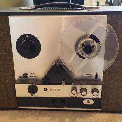Vintage Westinghouse Tape Recorder, 608-2000