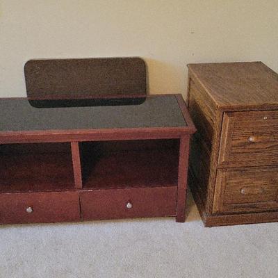 Office Table, Filing Cabinet, & Card Table, 2008
