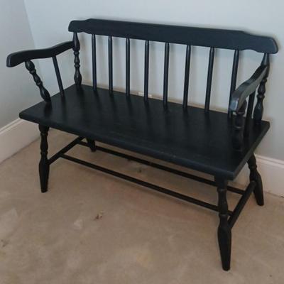 Black Wooden Bench, 905-700 