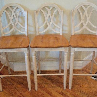 Three Bar Stool Chairs, 326-400