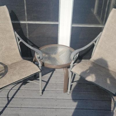 Patio Chairs and Table, 403-400 