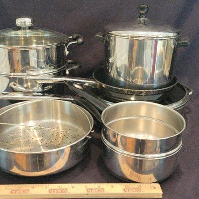 Farberware, Morgan Ware, and Circulon Pots and Pans, 319-400