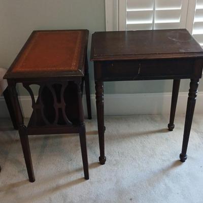Mahogany Colored Side Tables, 902-700 