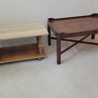 Two Vintage Coffee Tables, 2007