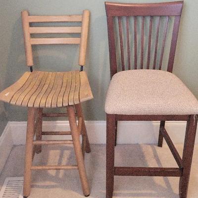 Two Bar Stool Chairs, 614-400