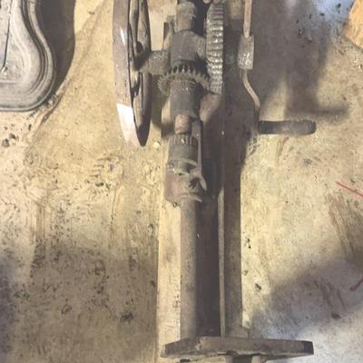 Antique Hand Drill Press 