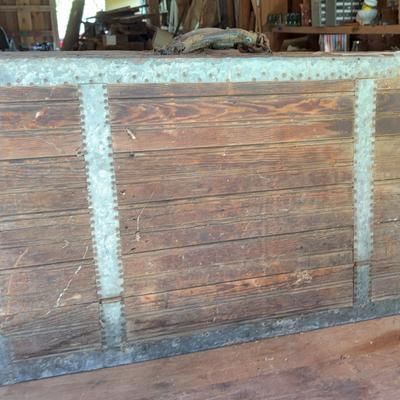 Wood Case w/Metal Trim 