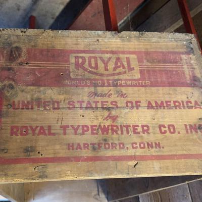 Royal Typewriter Shipping Crate 3++ Feet Long