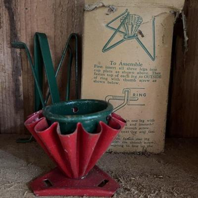 Christmas Tree Stand Lifetime Midget Milwaukee 1950's