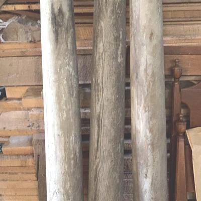 Vintage Wood Columns 5.5++ Feet Tall 