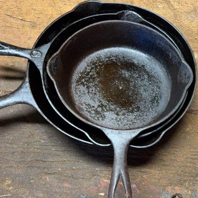 Vintage Cast Iron Pans