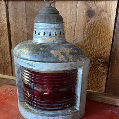 Red Light Ships Lantern