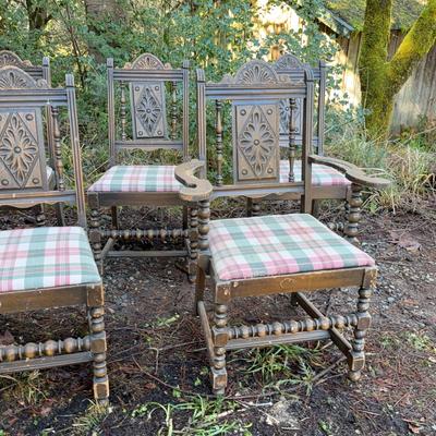 Vintage Jacobian Style Chairs Angeles Furniture Co. 