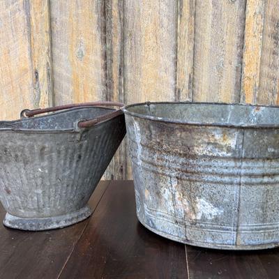 Galvanize Ash Bucket