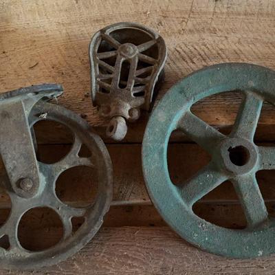 Antique 1800's Pulley & Others 