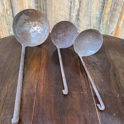 Large Vintage Ladles 