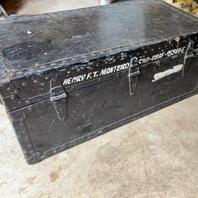 World War II Metal Trunk 