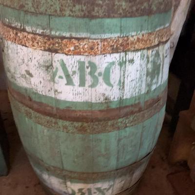 Wood Barrel