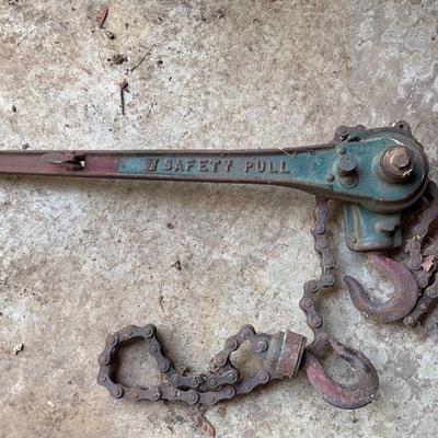 Vintage Coffing Hoist 