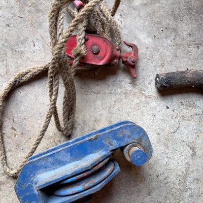 VTG Durbin Durco Fence Stretcher Double Pulley Block & Tackle