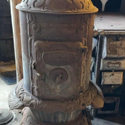 Gem City Stove Co. Quincy, IL Parlor Wood Burning Stove 