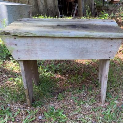 Primative Wood Bench
