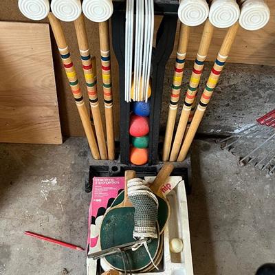 Croquet And Table Tennis