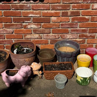 Variety Of Pots