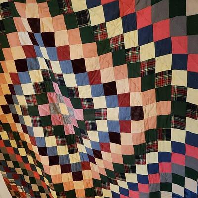 Satin Backed Squares Quilt