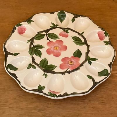 Franciscan Desert Rose Deviled Egg Plate