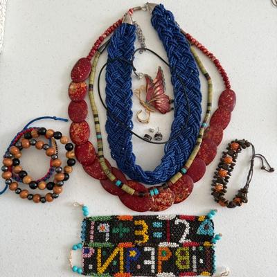 Lot Of Costume Jewelry, Beaded