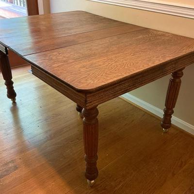 Antique Rustic Worn Kitchen Table 