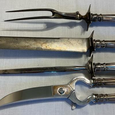 Weighted Sterling Silver Serving Utensils 
