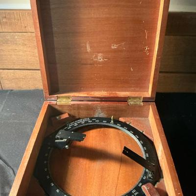 U.S. Navy Bearing Circle Mark I Nautical Bearing Circle 