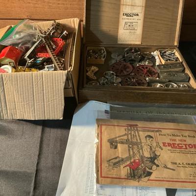 Vintage Kids Erector Set 